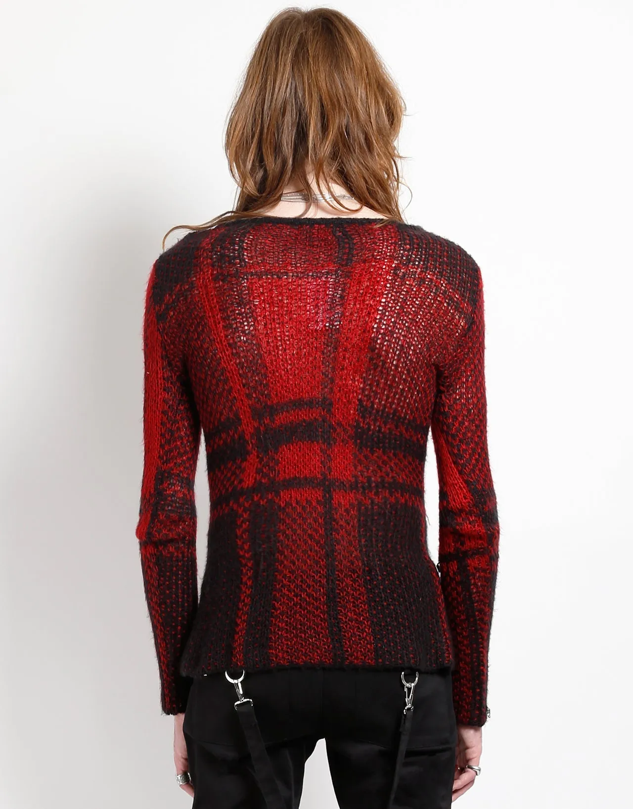 PLAID SWEATER DualLayer Weave