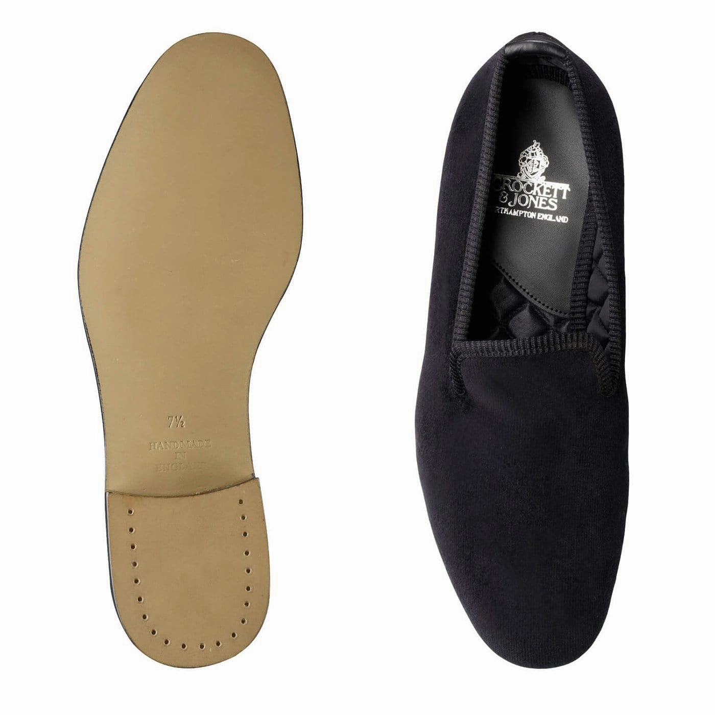 Poolside Ready Plain Albert Black Velvet