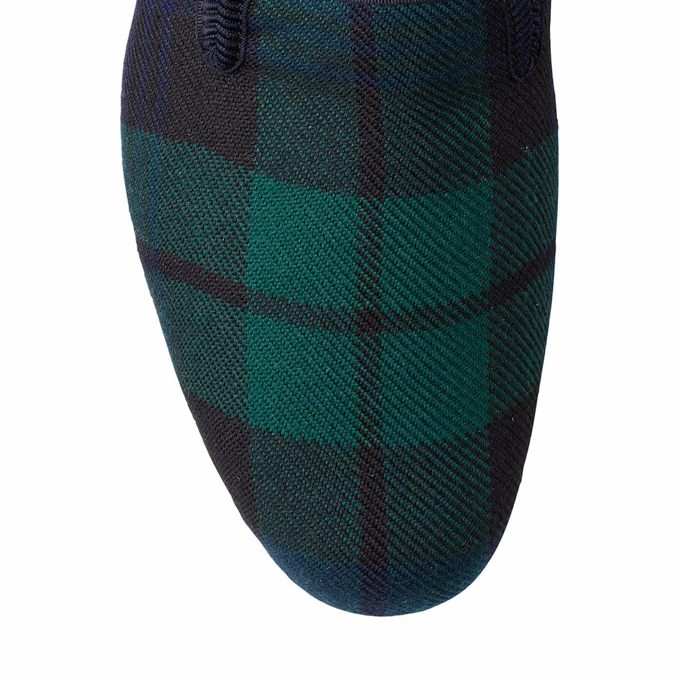 Plain Albert Black Watch Tartan Mono Style Blown Rubber Outsole