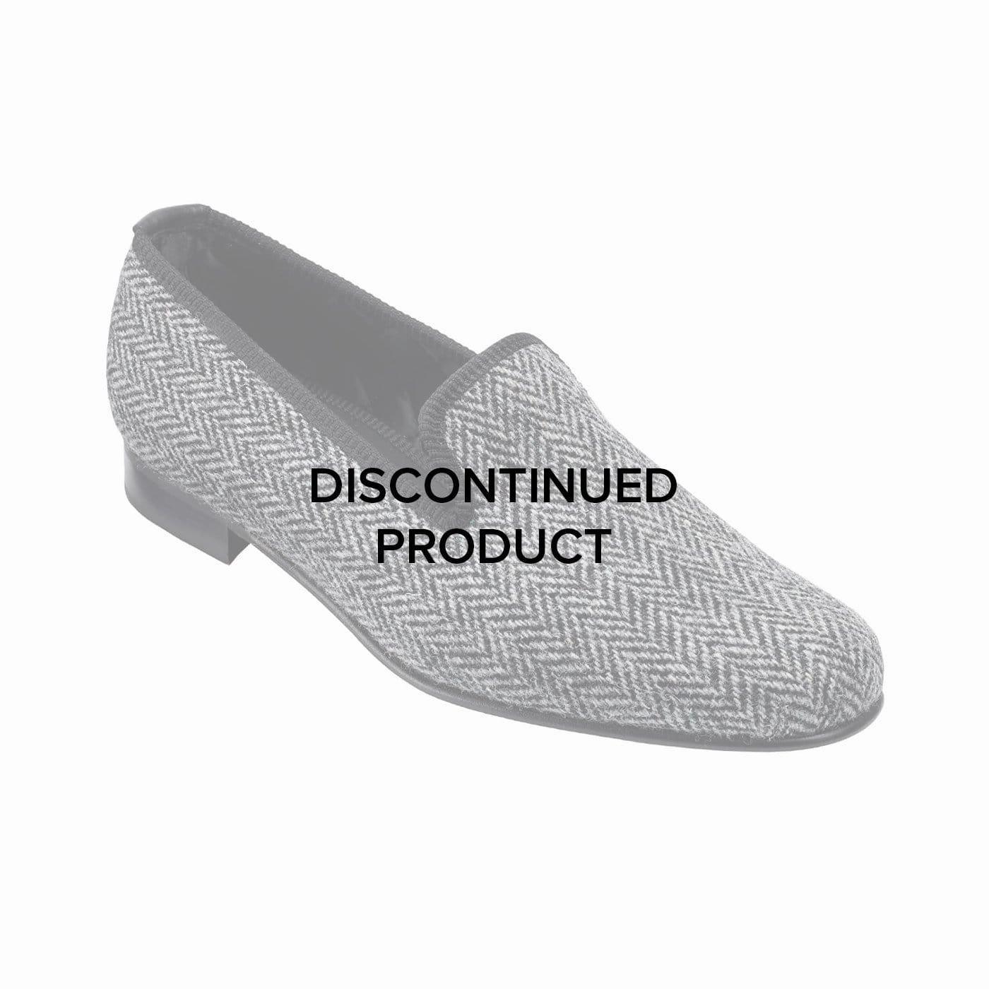 Anti Slip Protection Plain Albert Grey Harris Tweed