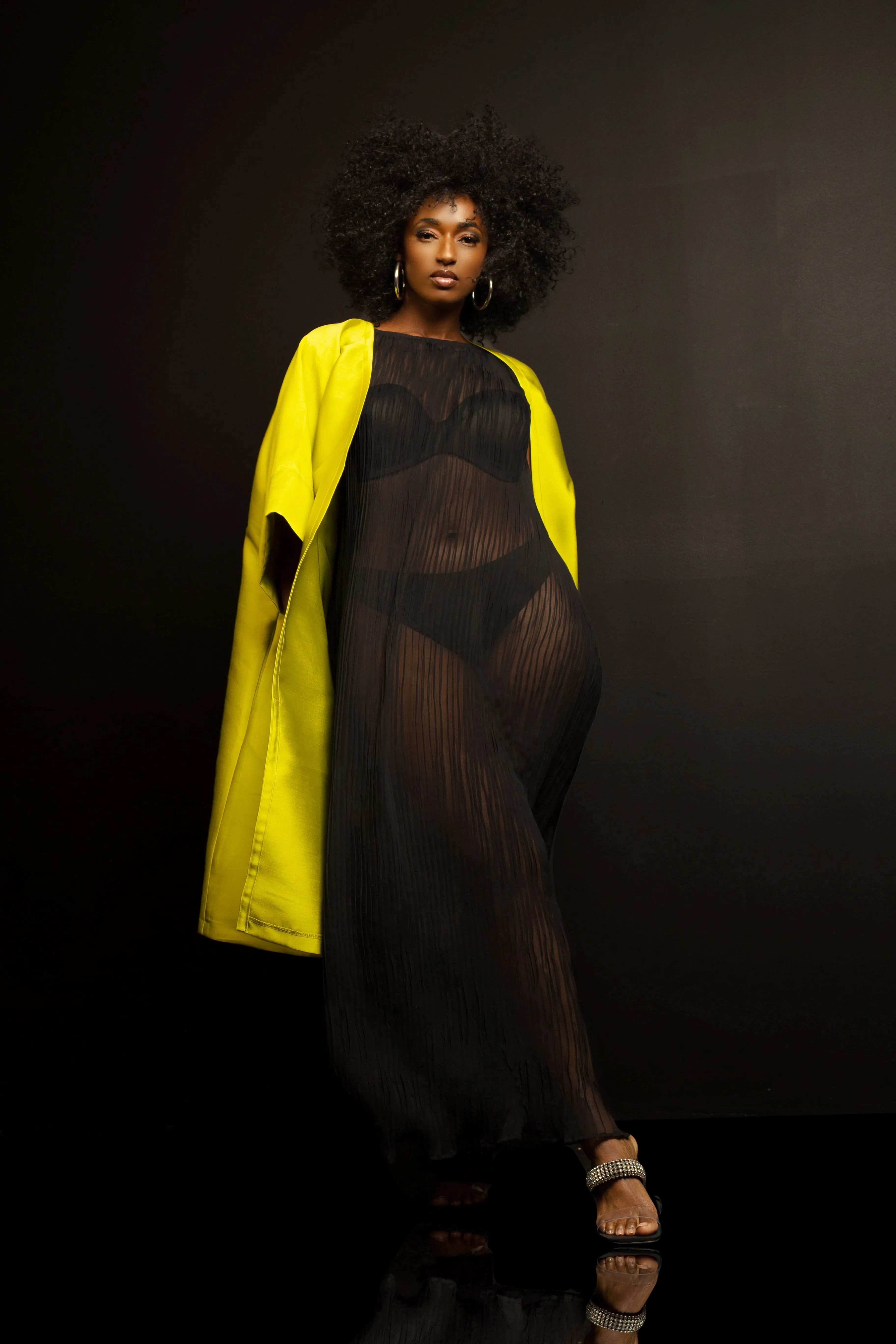 NonRestrictive PLUS SIZE OVERSIZED EVENING JACKET- JIBRI