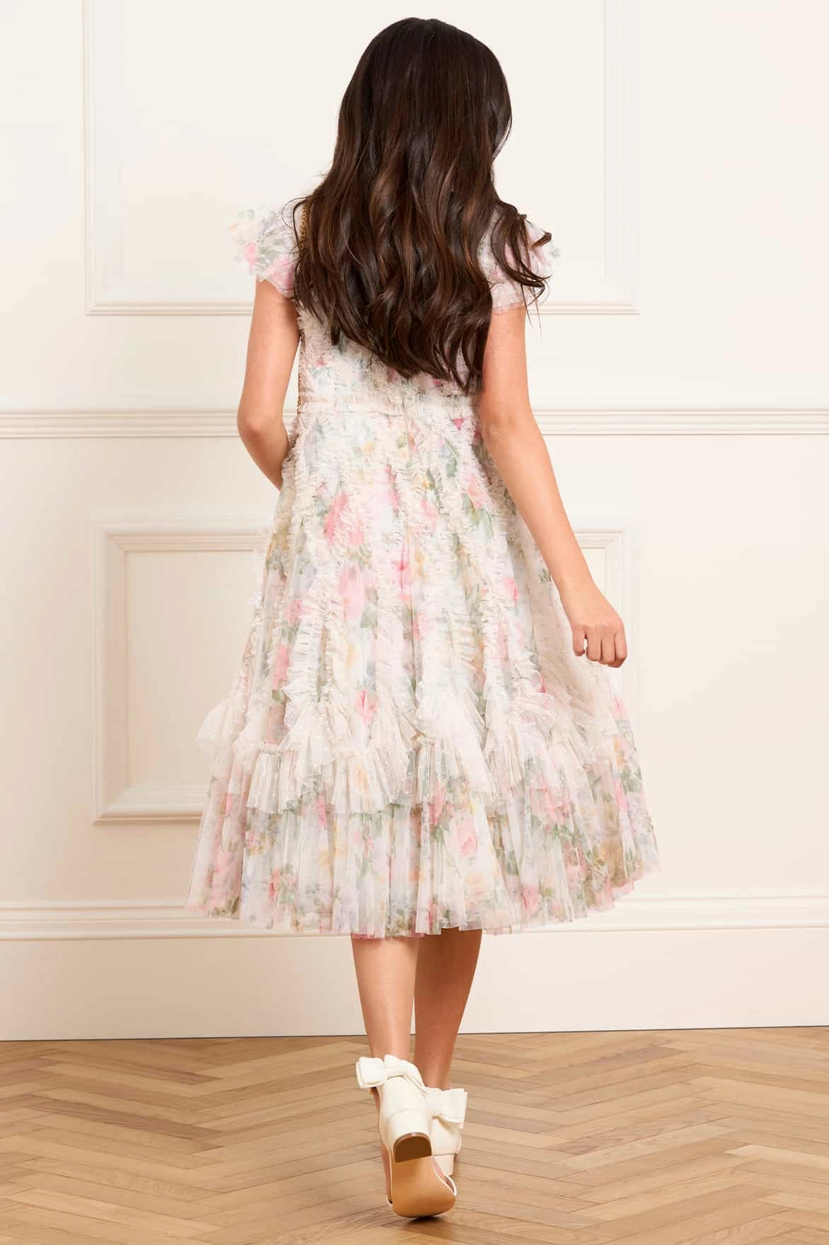 Pompadour Garden Rosella Kids Dress Summer Polo