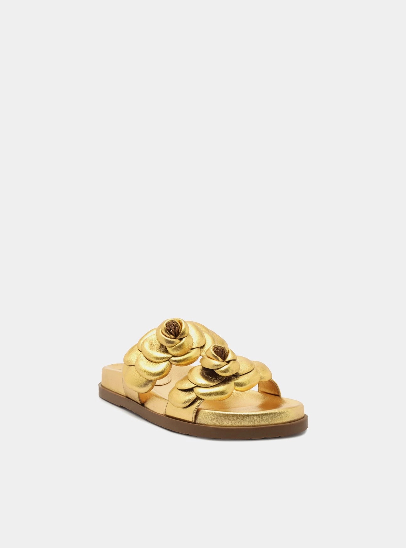 Pool Time Poppy Leather Flat