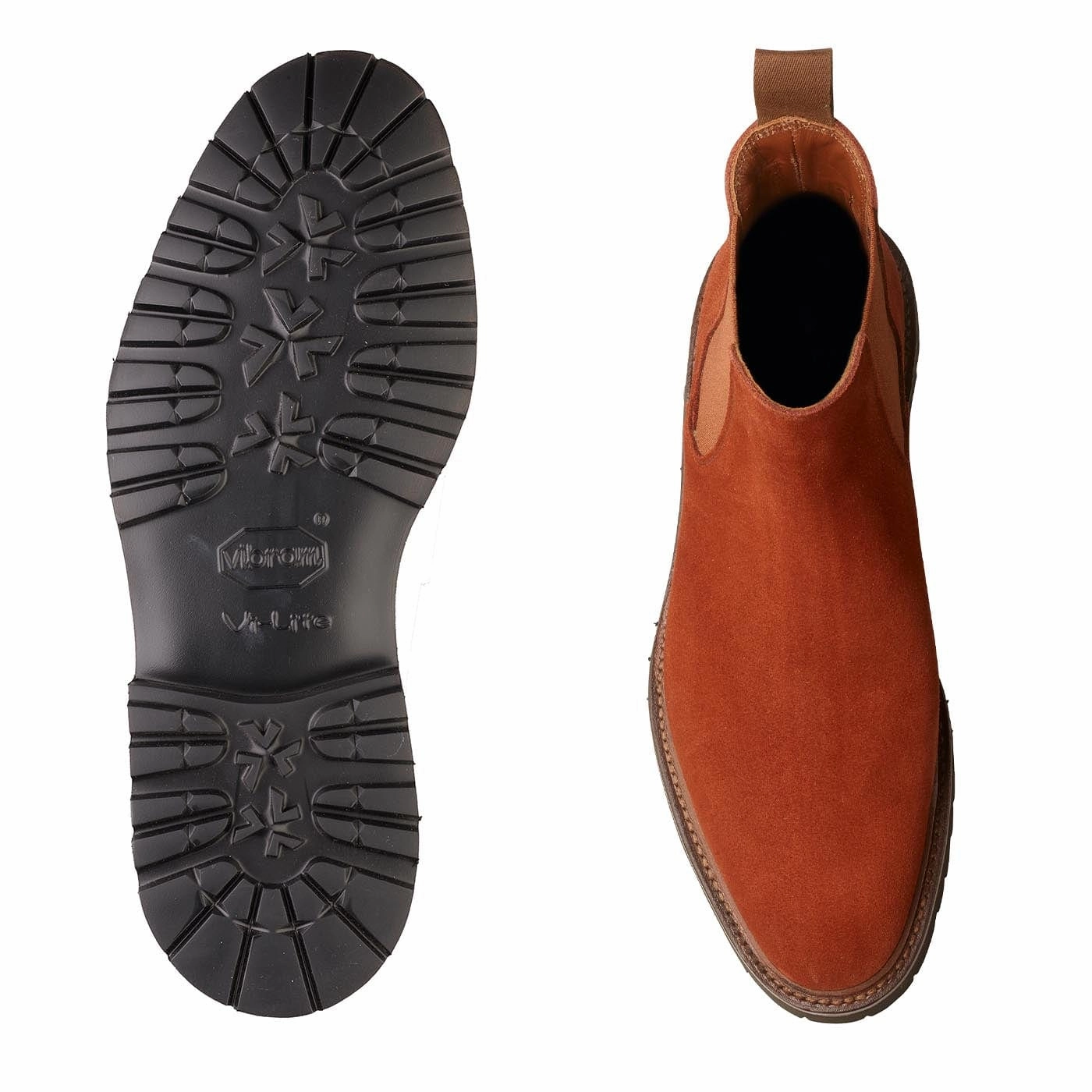 Ventilated Footbed Training Poppy Terracotta Suede