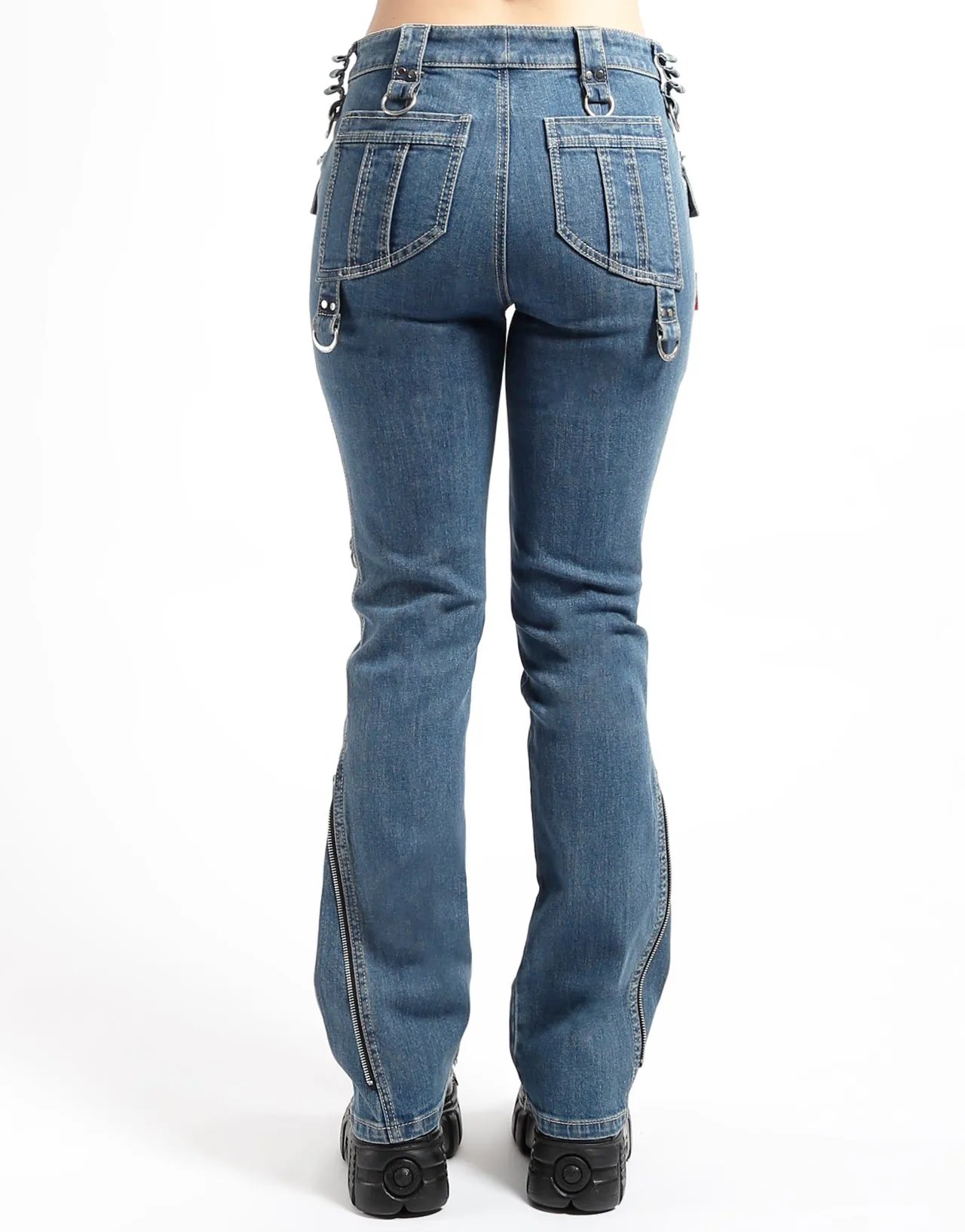 Flattering Cut Movement Ready POWER DENIM BLUE