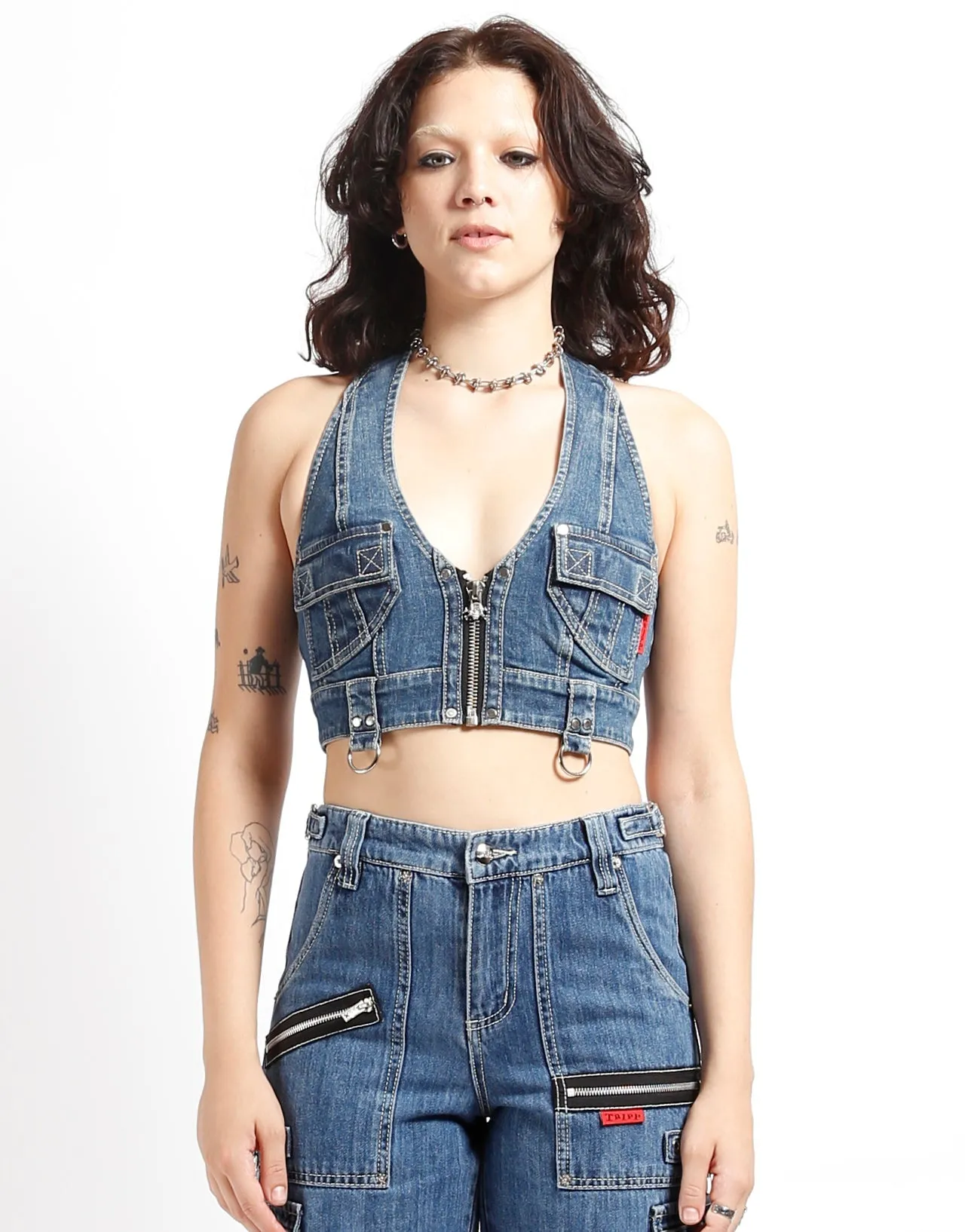 Durable Blend Reflective accents POWER HALTER DENIM