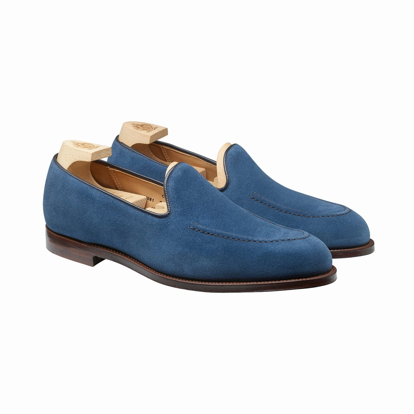 Cool Pop Water Resistant Construction Camden Mid Blue Suede