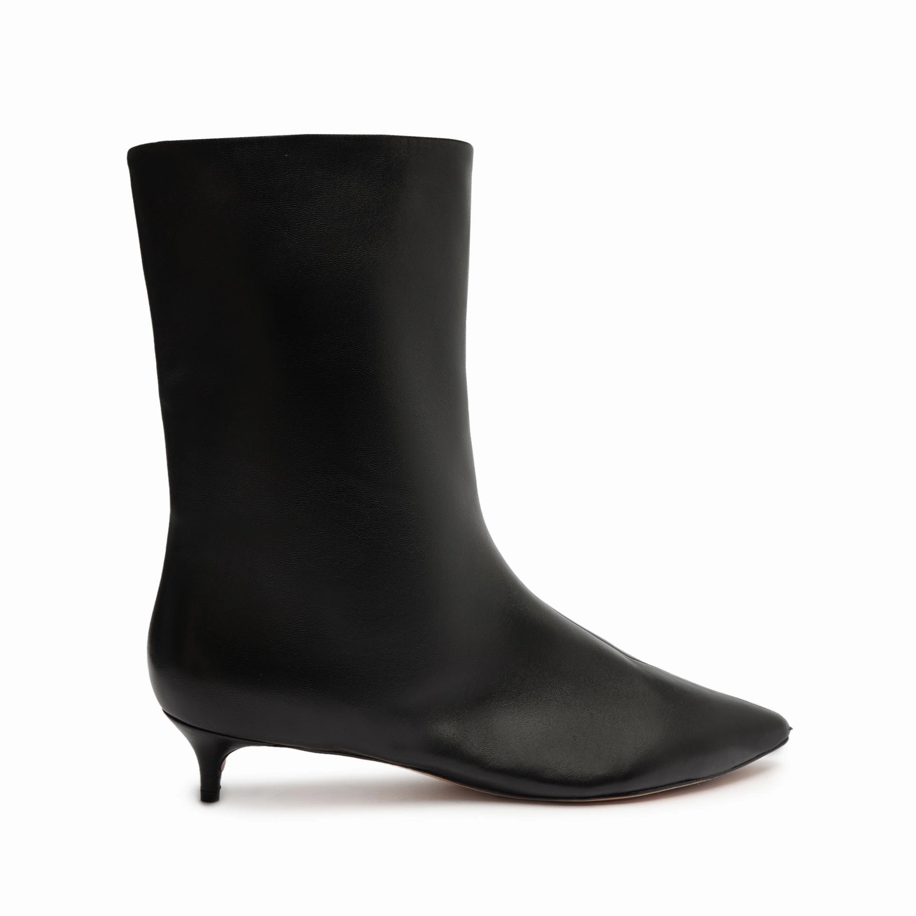 Gail Nappa Leather Bootie Flexibility Feature Comfort collar