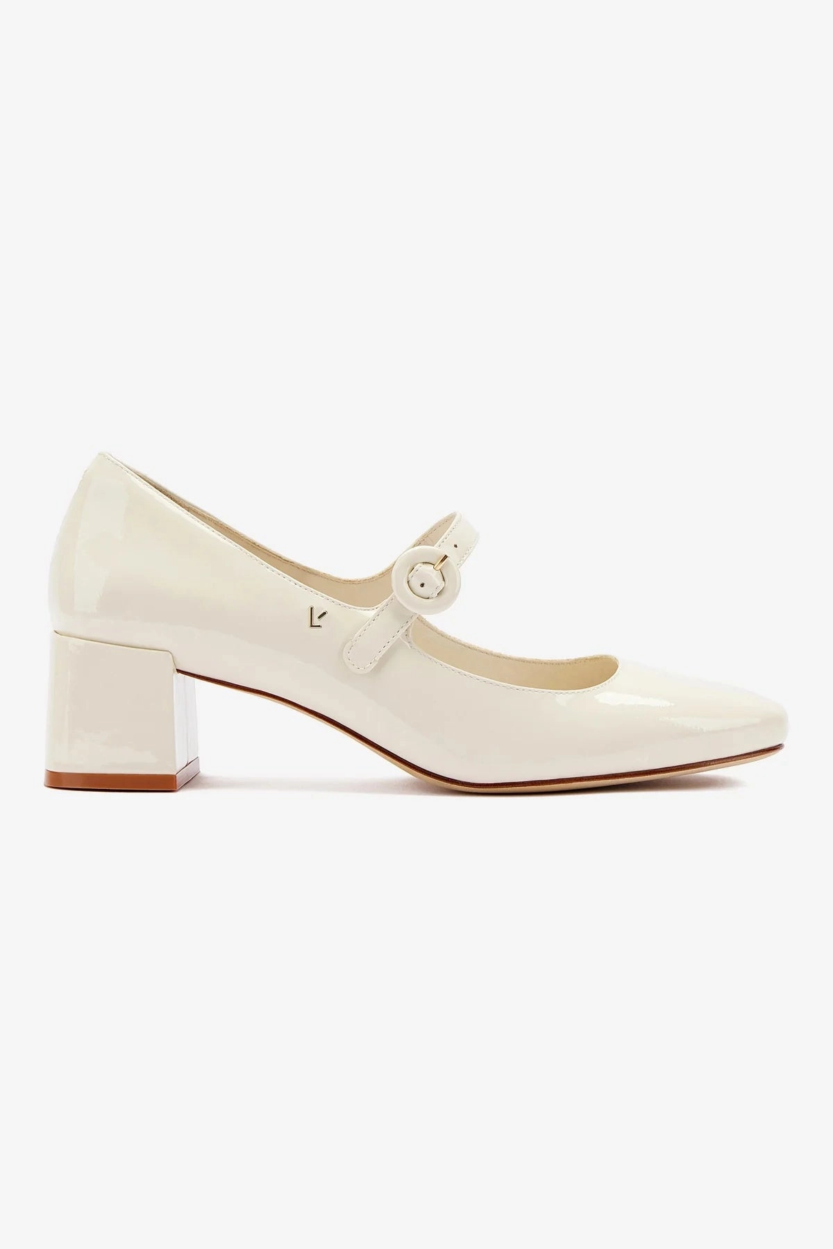 Blair Block Pump In Ivory Patent Rock Path