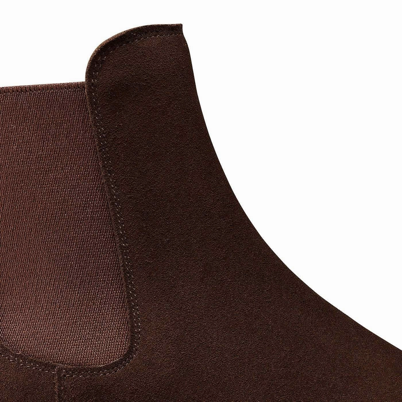Bonnie Dark Brown Calf Suede Comfort Cushion