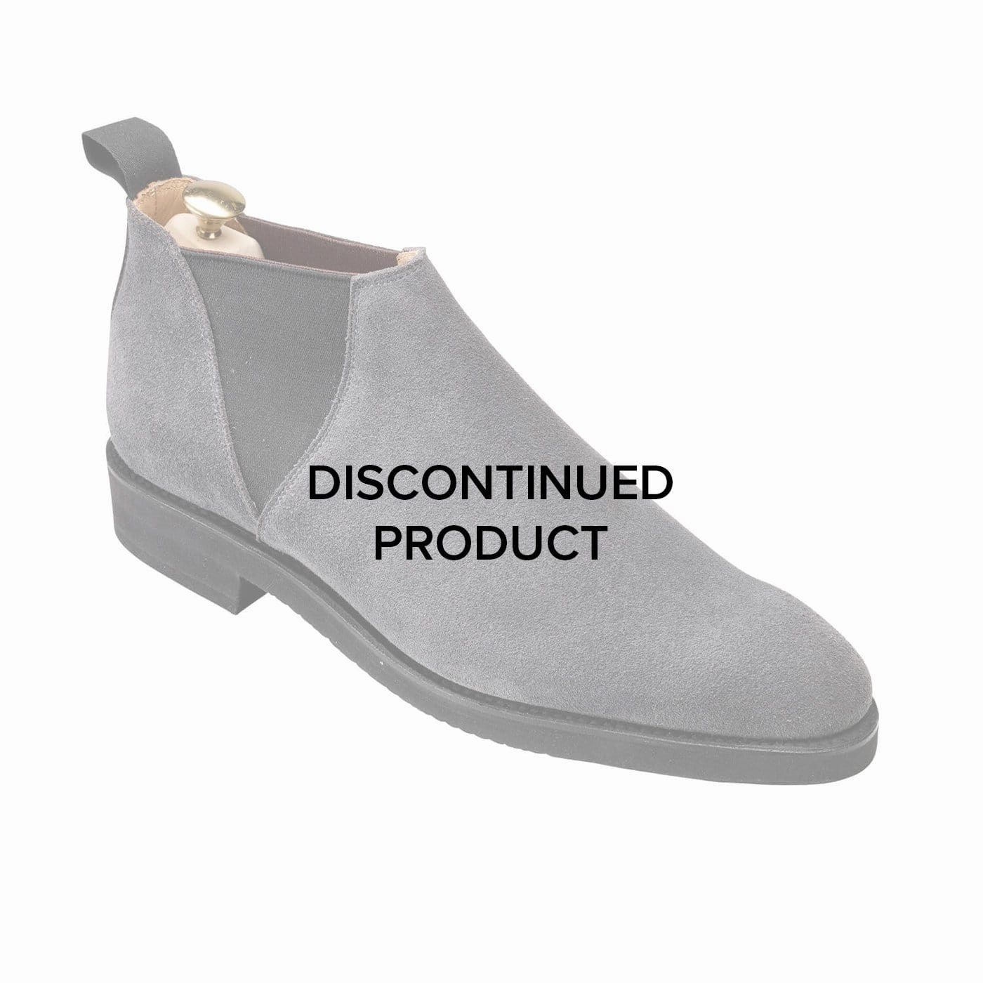 Lottie Shark Grey Suede Baby Soft