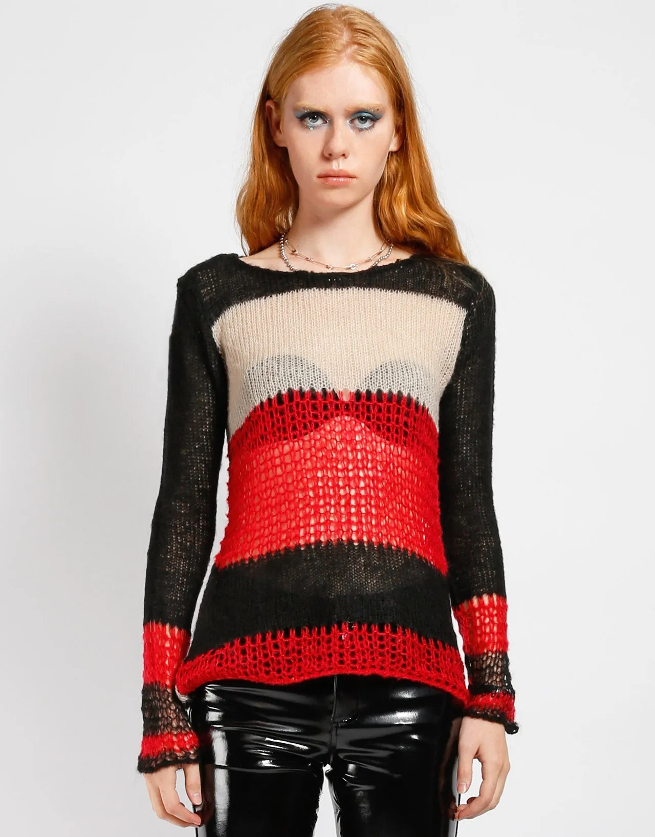 MultiPocket Configuration MoistureManagementSystem PUNK STRIPE SWEATER