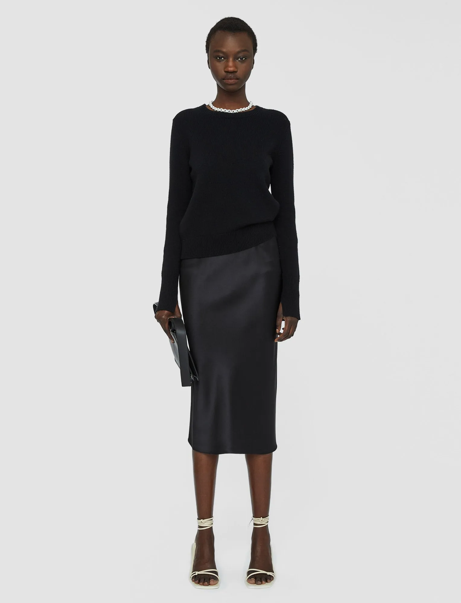 Functional Look Pure Cashmere Round Neck Jumper