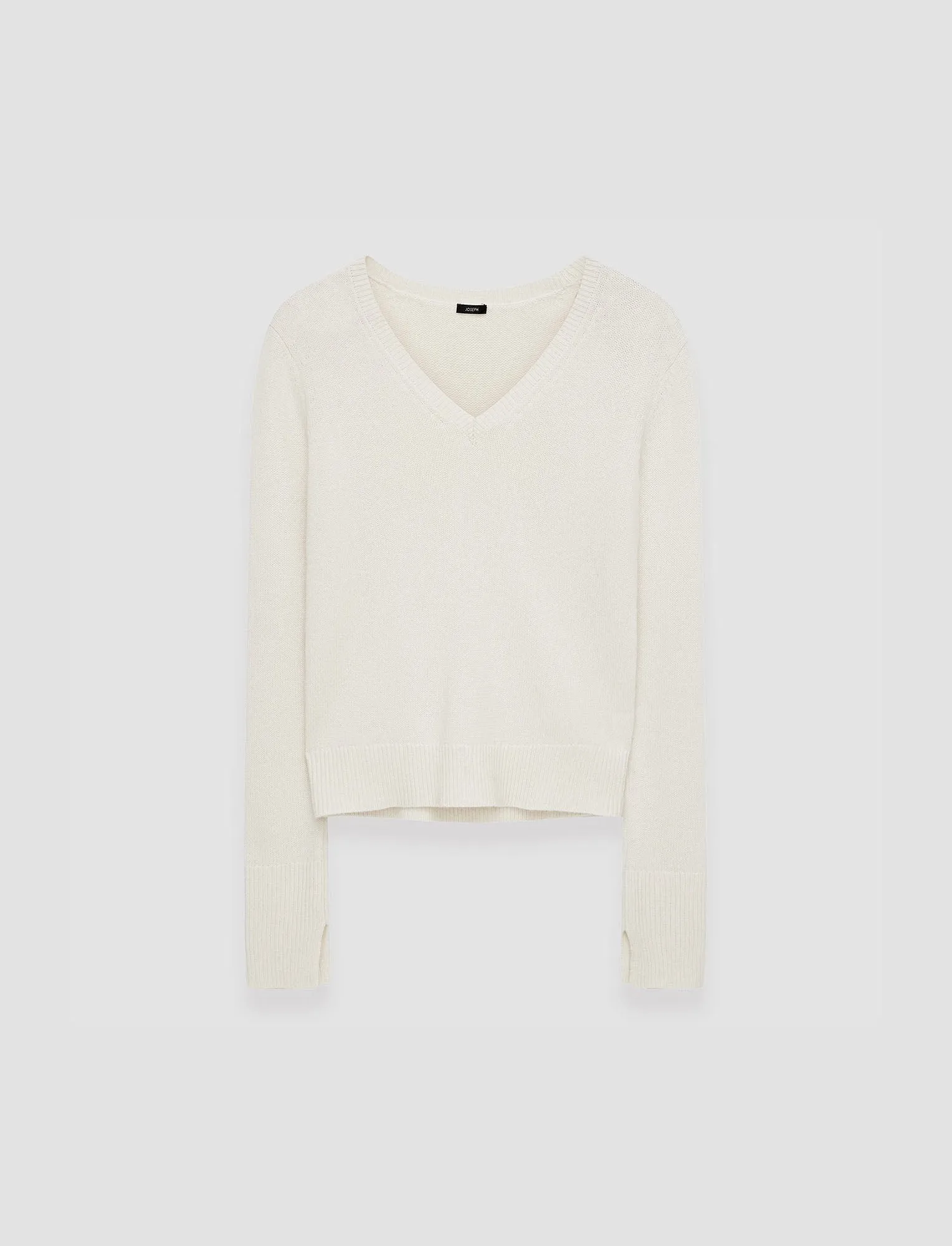 Pure Cashmere V Neck Jumper WrinkleResistant Yarn