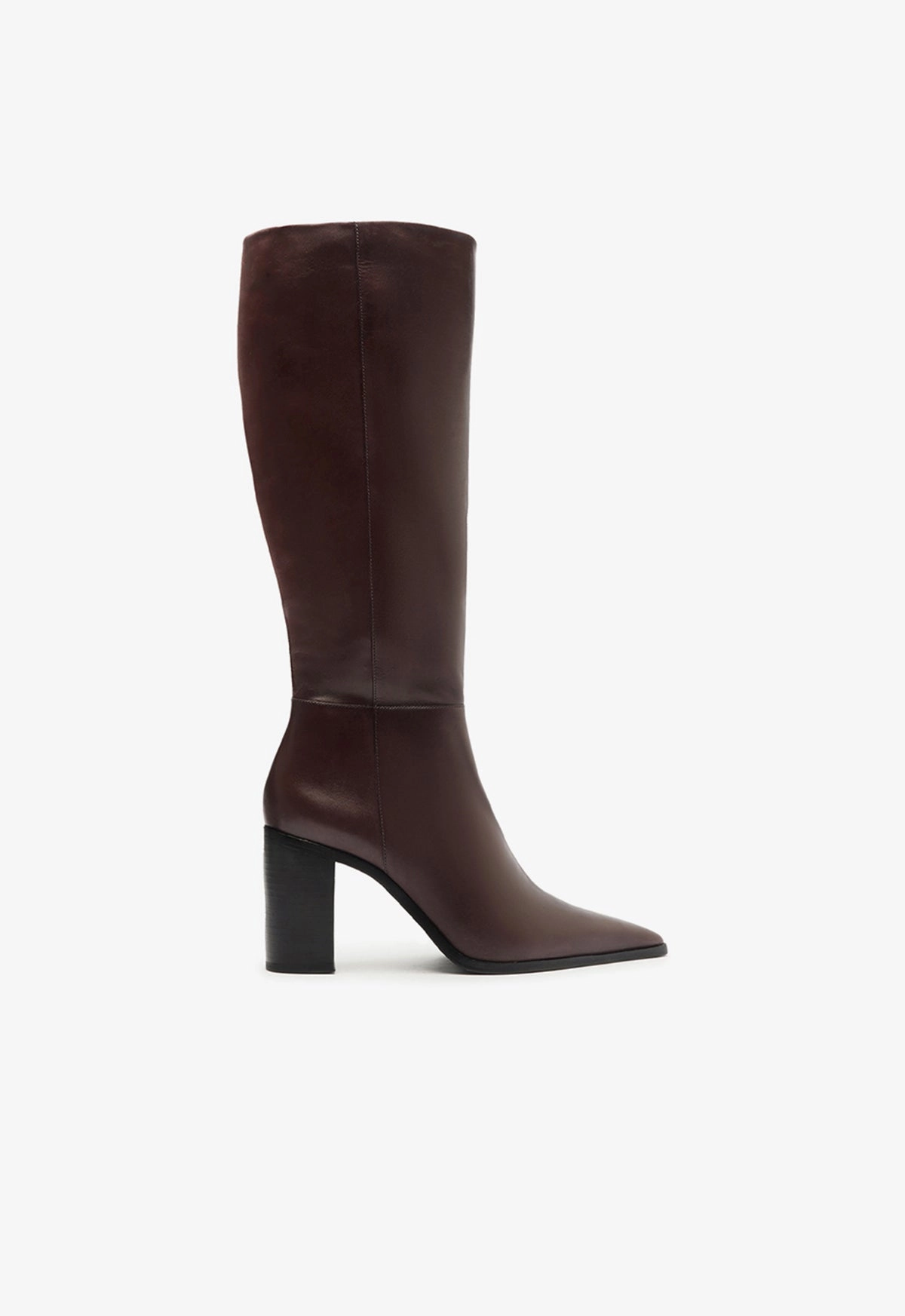 Stretchable Lace Up Style Mikki Up Block Boot