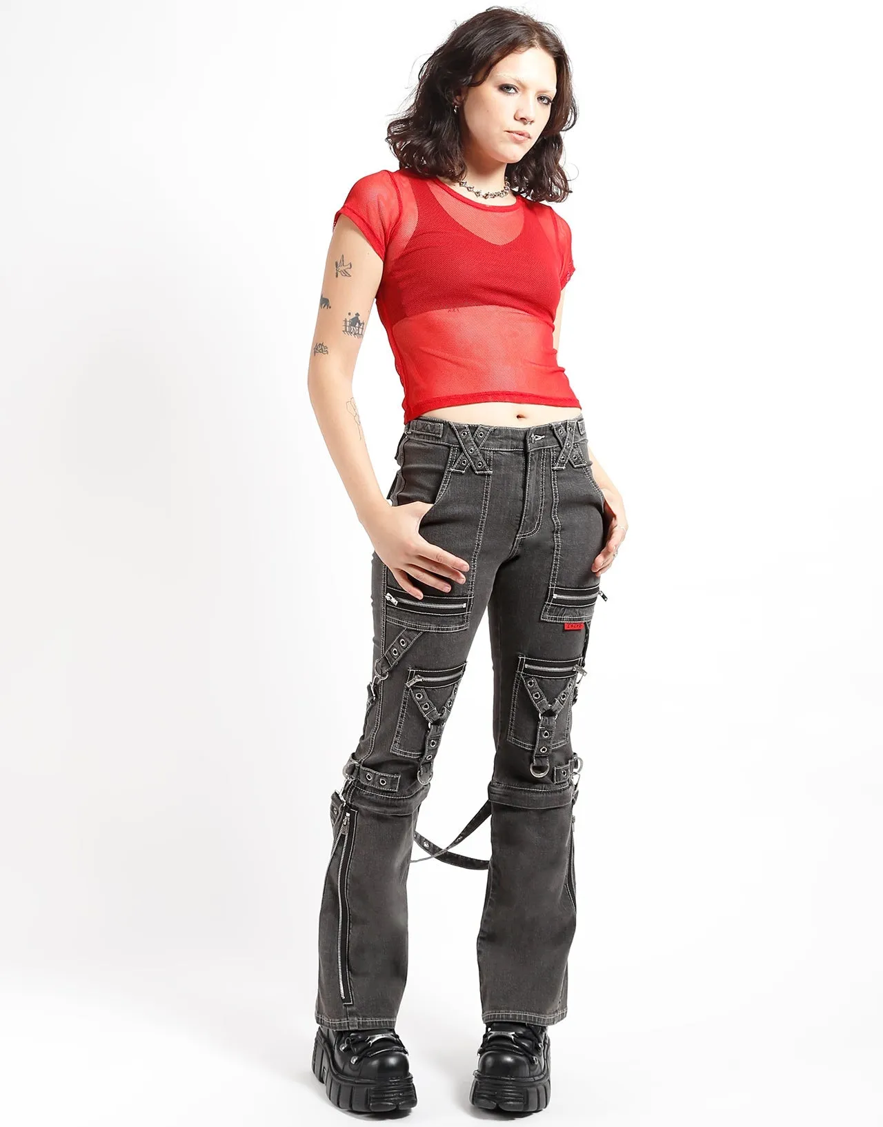 Non Restrictive Fit Outdoor Comfort Fit ZIP TO ZIP PANT BLACK DENIM