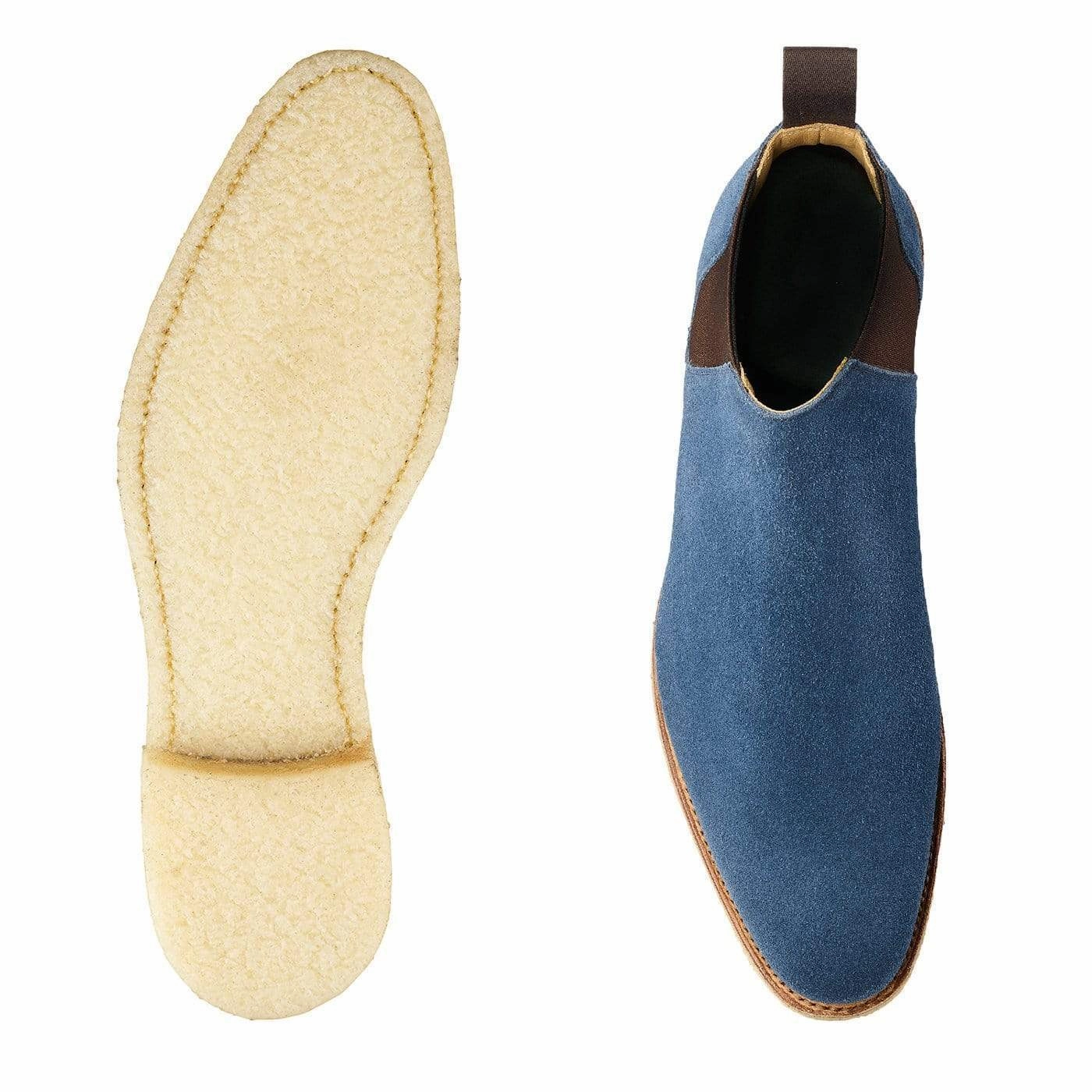 Compression Molding Cranleigh Mid-Blue Suede