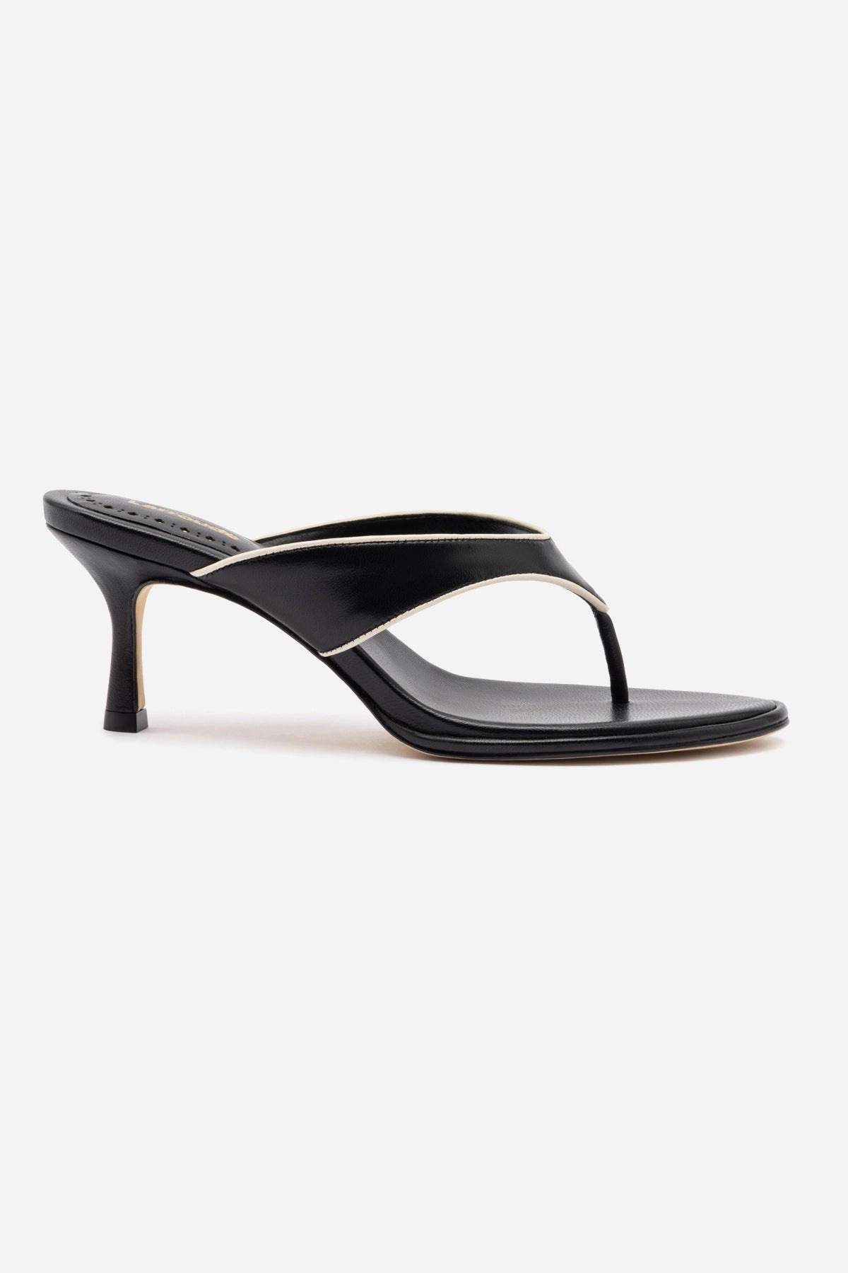 Love Path Gaia Sandal In Black Leather