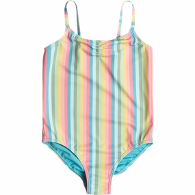 Fitted Tank Youth Rainbow Stripe One Piece