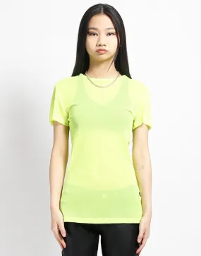 Quick-Dry SHORT SLEEVE FISHNET LIME