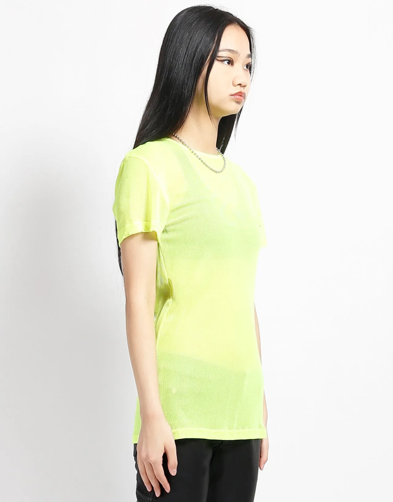 SHORT SLEEVE FISHNET LIME UPFProtection