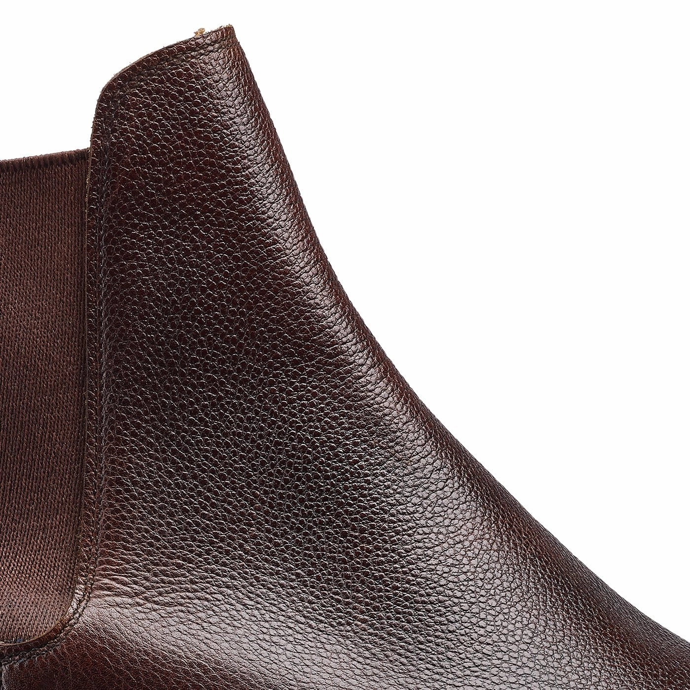 Toe Guard Rachel Dark Brown Pebble Grain