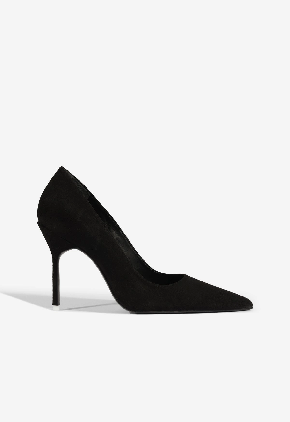 Gia Suede Pump construction