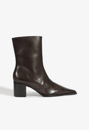 Ultra Light Cushioning Gloss Finish Raffaela Mid Bootie