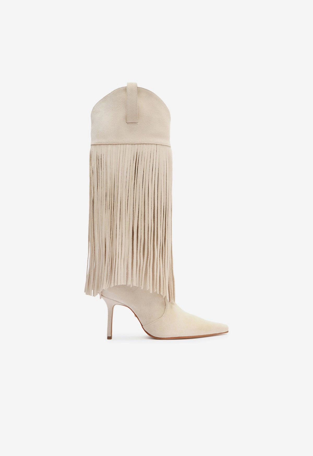 Clear Glow Snow Warm Raffaela Up Fringes Boot