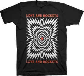 MeshLining Organic Cotton Fiber LOVE AND ROCKETS ILLUSORY TEE