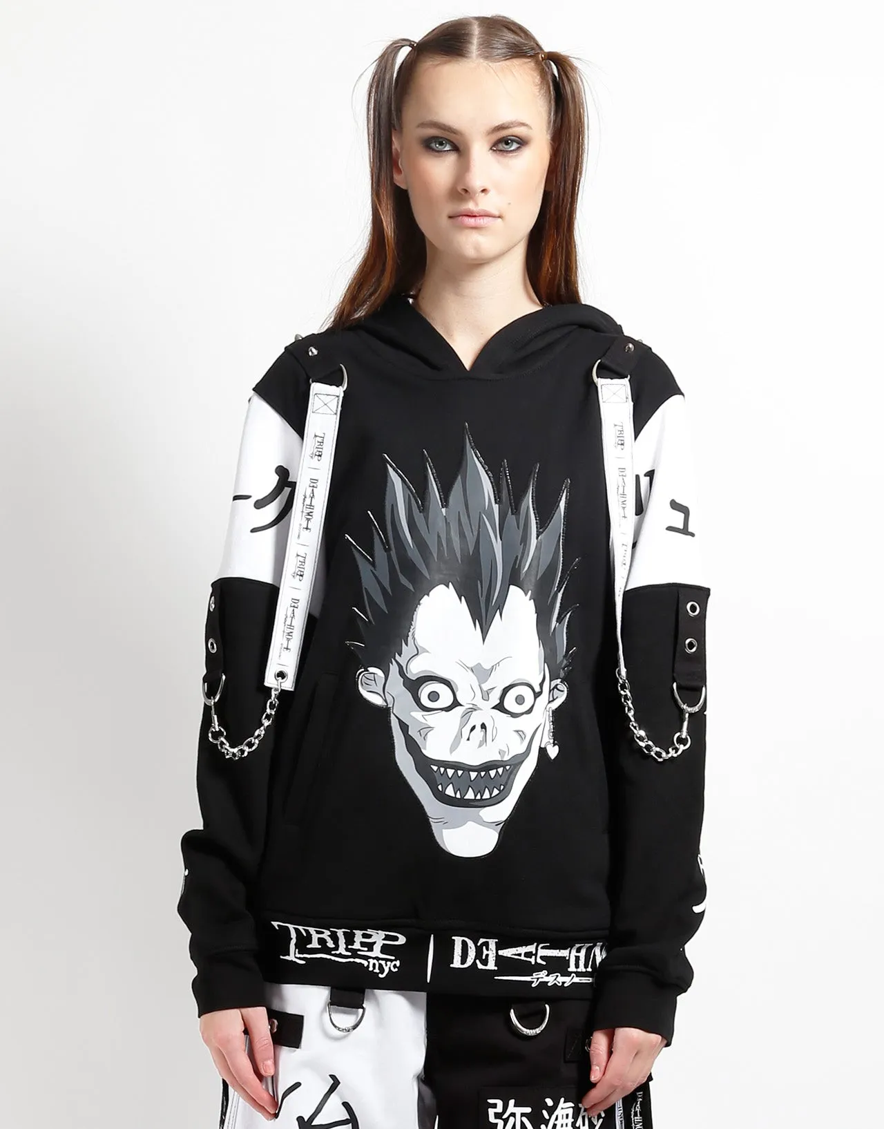 TRIPP NYC X DEATH NOTE - RYUK CHAIN HOODIE Formal Blouse