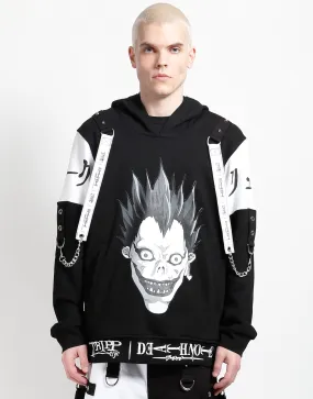 Durable Reinforced Elbow Patches UltraFineMesh TRIPP NYC X DEATH NOTE - RYUK CHAIN HOODIE