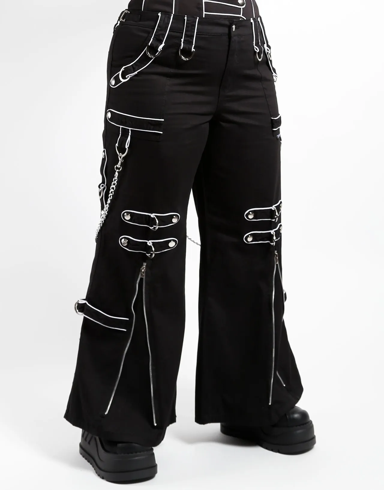 Stay Dry CURVE BAND DARK STREET PANT WHITE