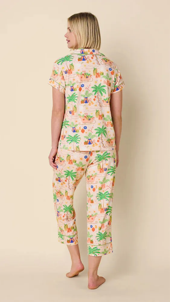 Pima Knit Capri Set Quick Dry Technology Friction Reducing Finish