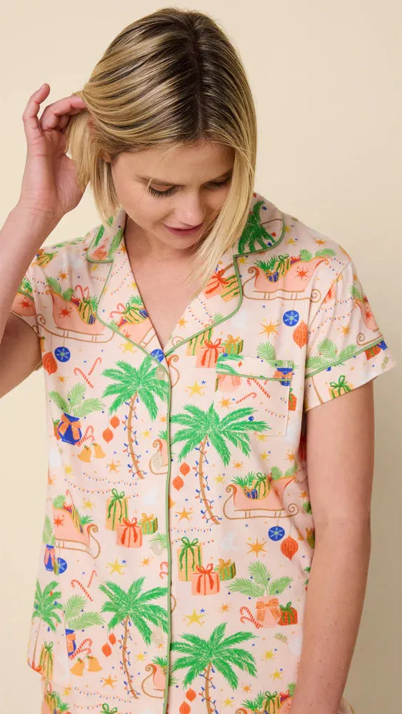 UVProtection Pima Knit Capri Set