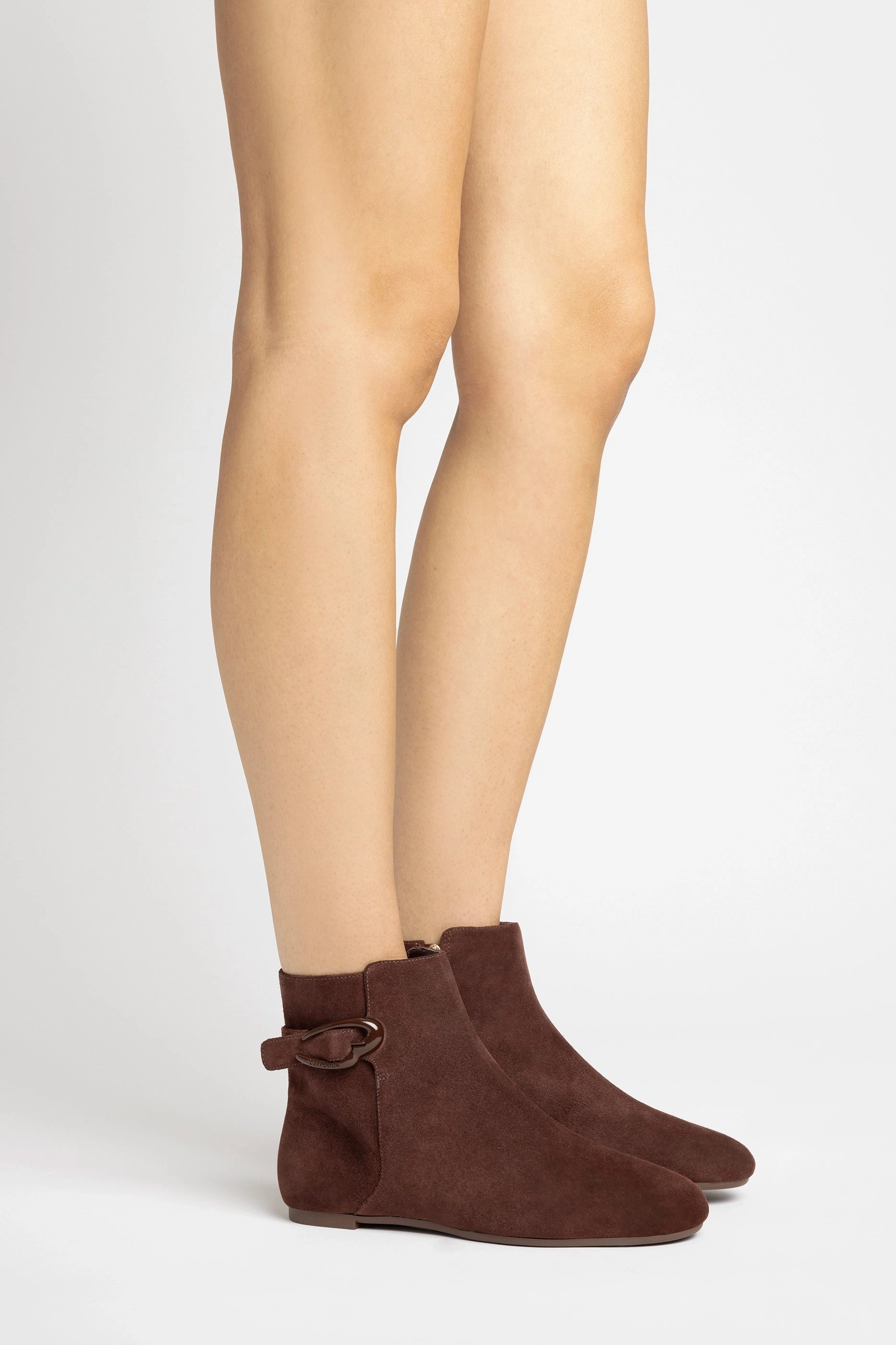 Vintage Love Mini Verona Boot In Brown Suede
