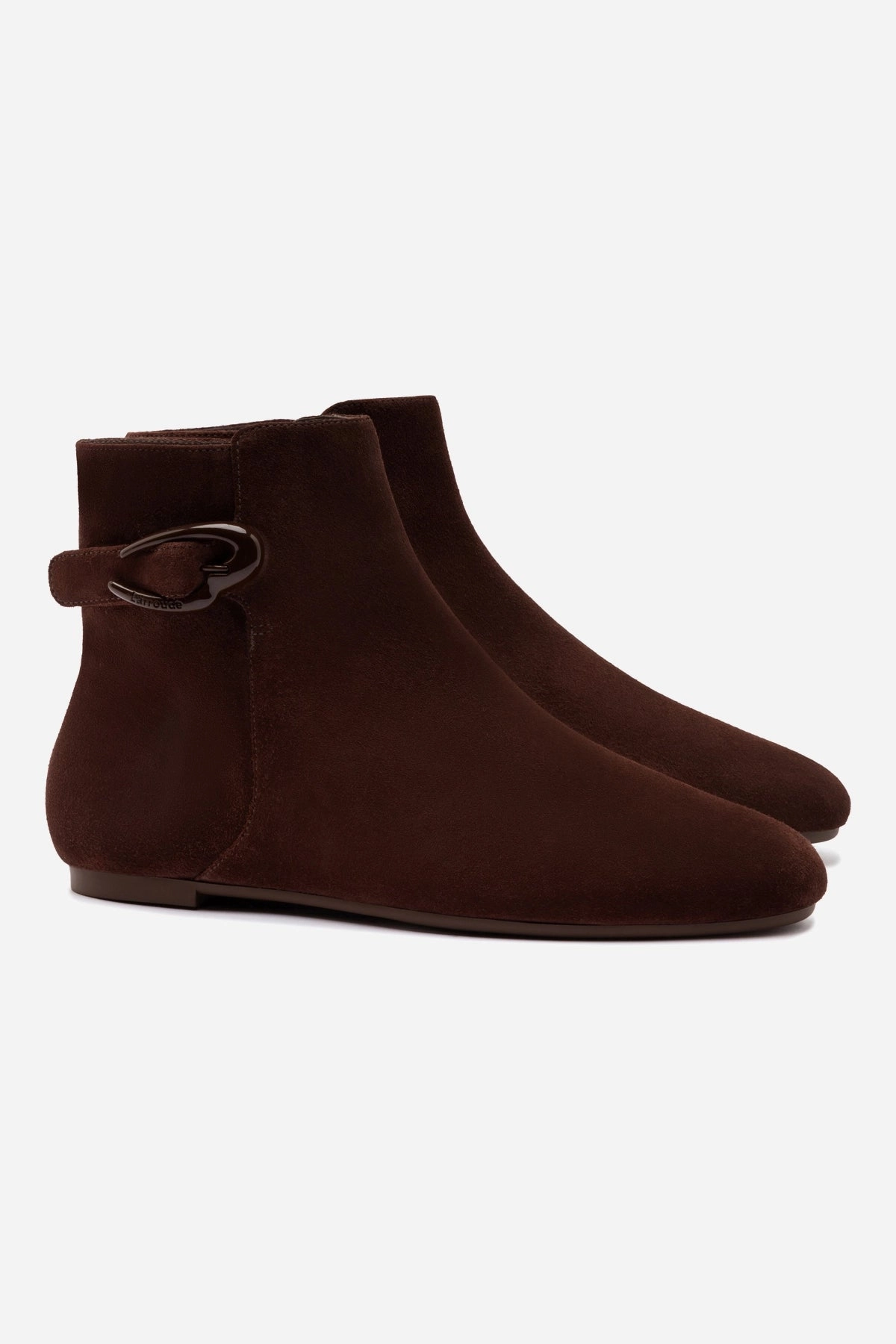Deep Shade Mini Verona Boot In Brown Suede