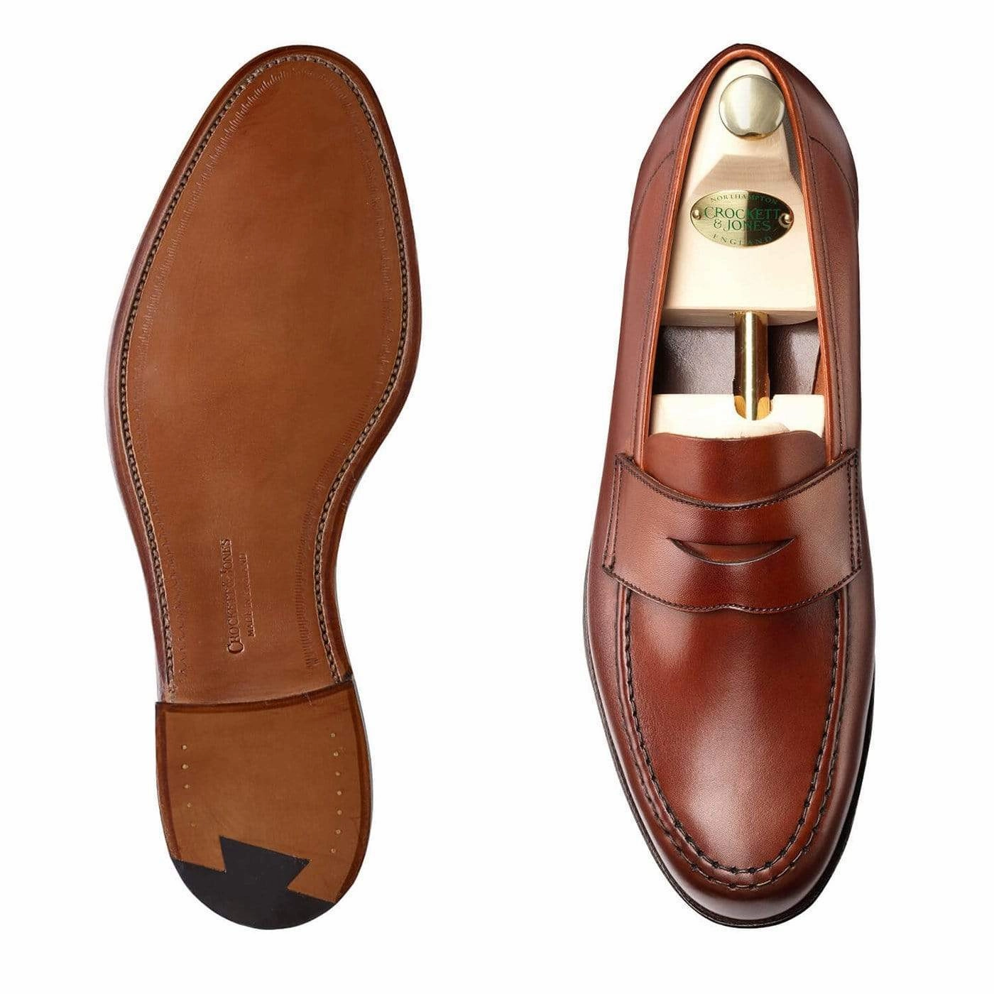 Molded Insole Harvard Chestnut Burnished Calf