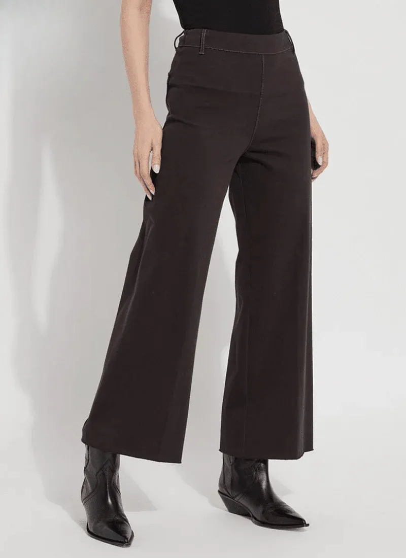 Weekend Vibes Lysse Erin Hi Waist Wide Leg Denim Pant in Double Espresso