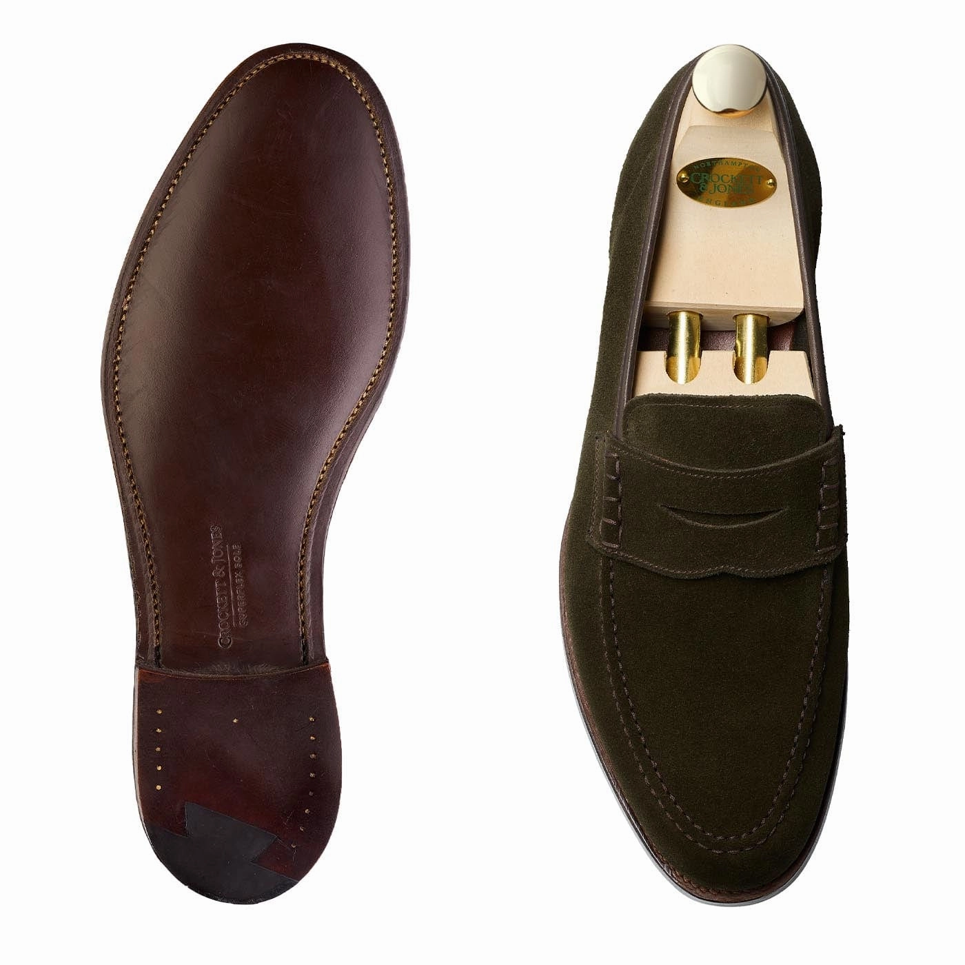 Seaton Earth Green Suede Safe Pace Open Air