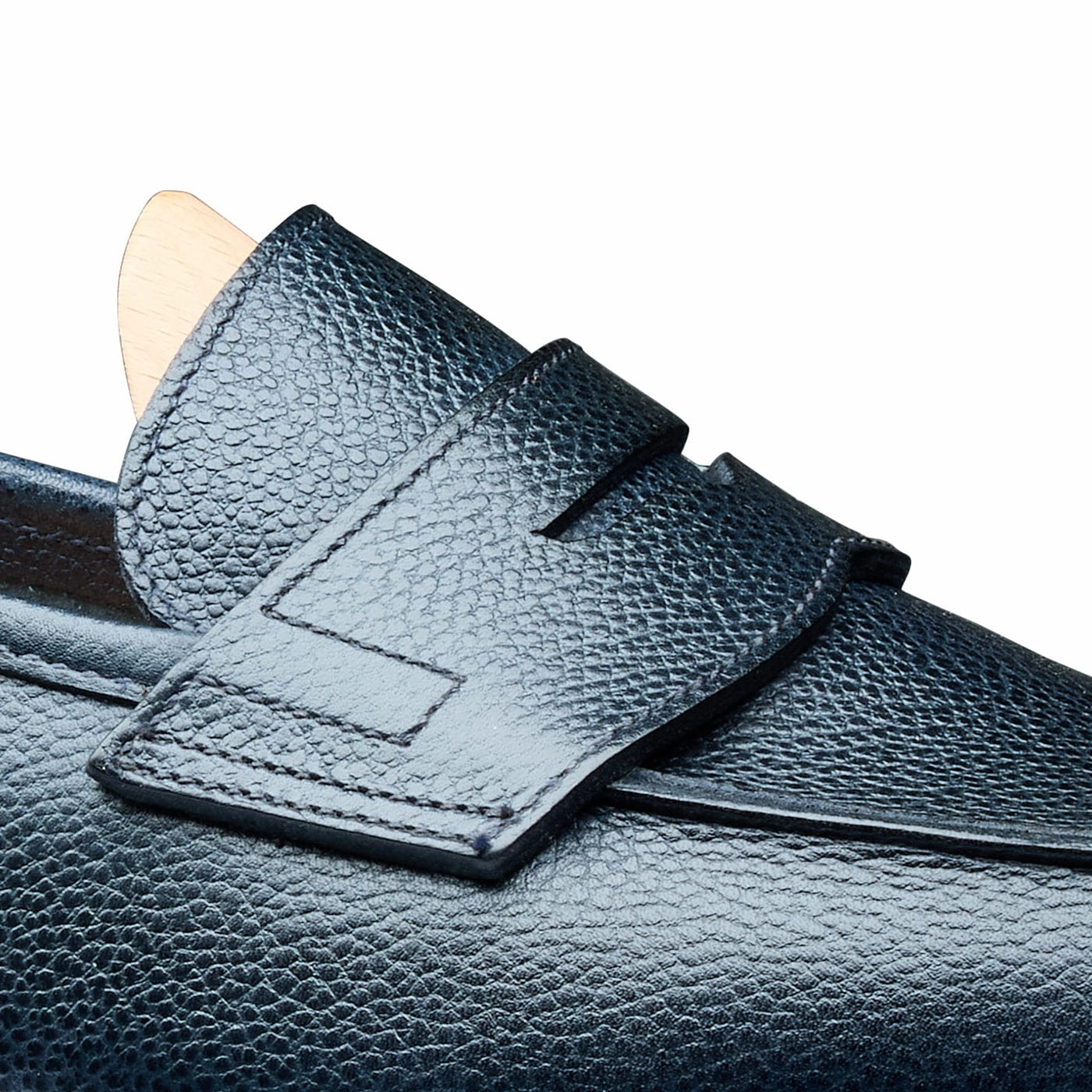 Richmond 2 Navy Pebble Grain Chic Minimalism Local Lane