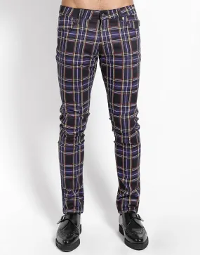 HypoallergenicMaterial ROCKER JEAN PURPLE PLAID