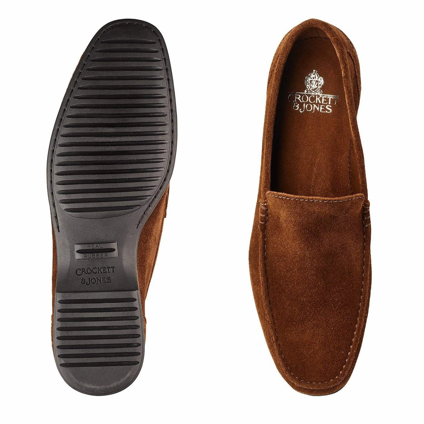 Roma Chocolate Suede Heel Stabilizer