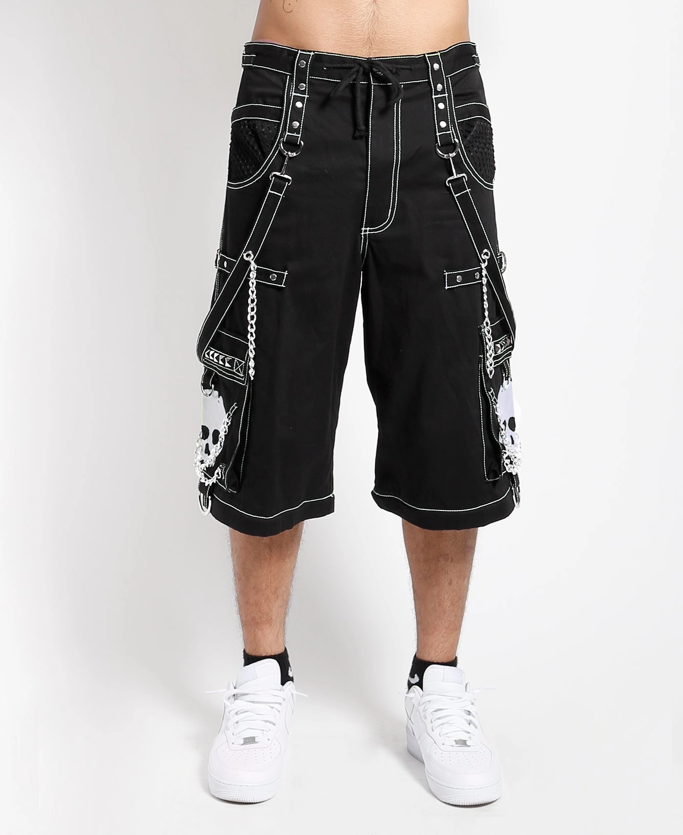 NoBuckleDesign Outdoor Adventure SUPER SKULL PANT WHITE SKULL