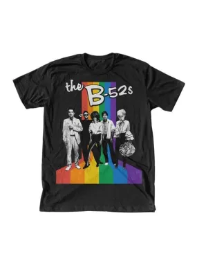 B52S RETRO RAINBOW TEE DoubleNeedle Stitching NonChafingEdges