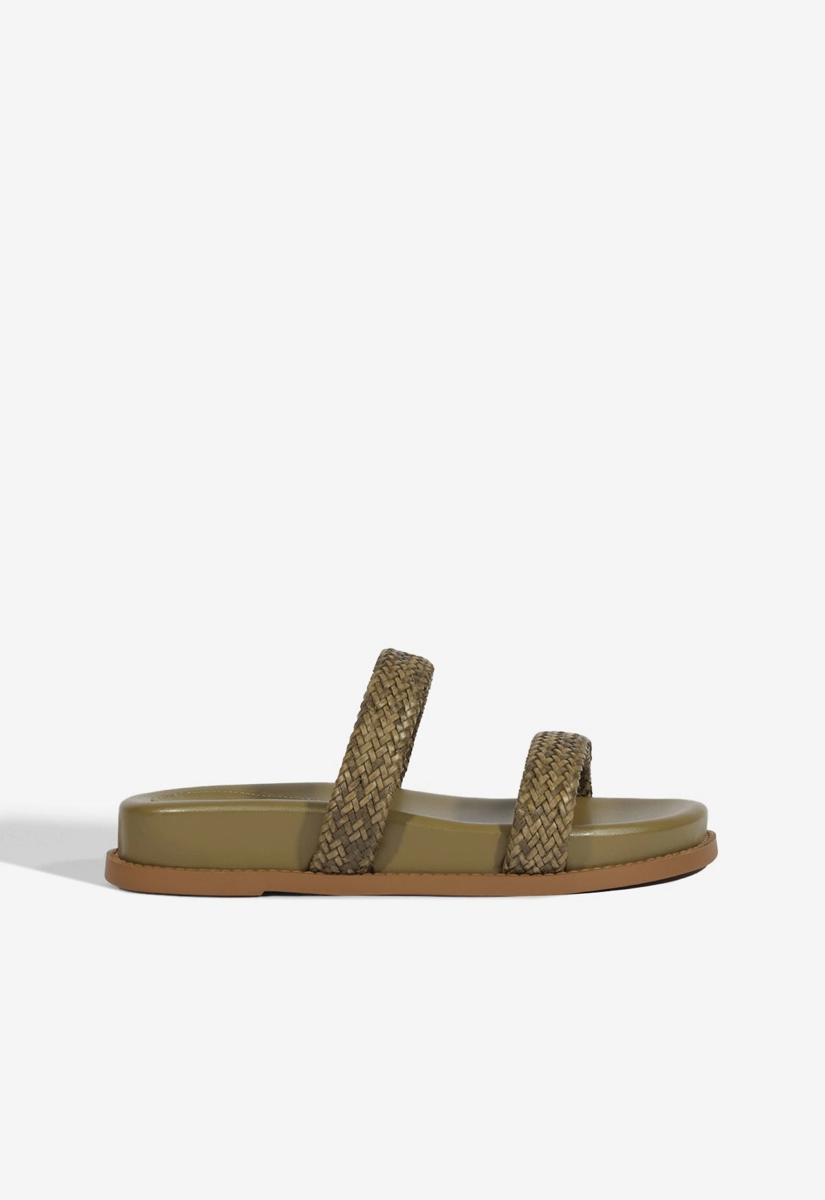 Korean Trend Tone Play Ruby Green Sporty Sandal