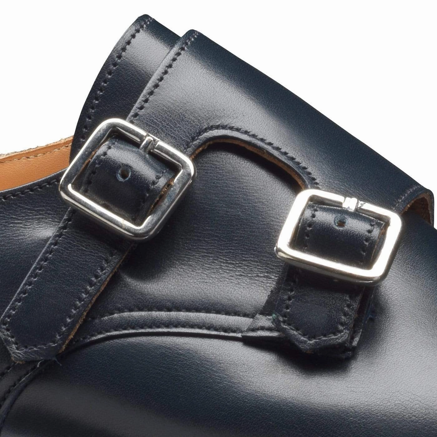 Foot Glow Matte Edge Ruby Navy Calf