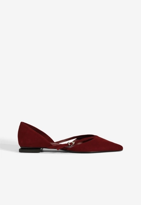 Low Impact Sole Geometry Rue Ballet Flat