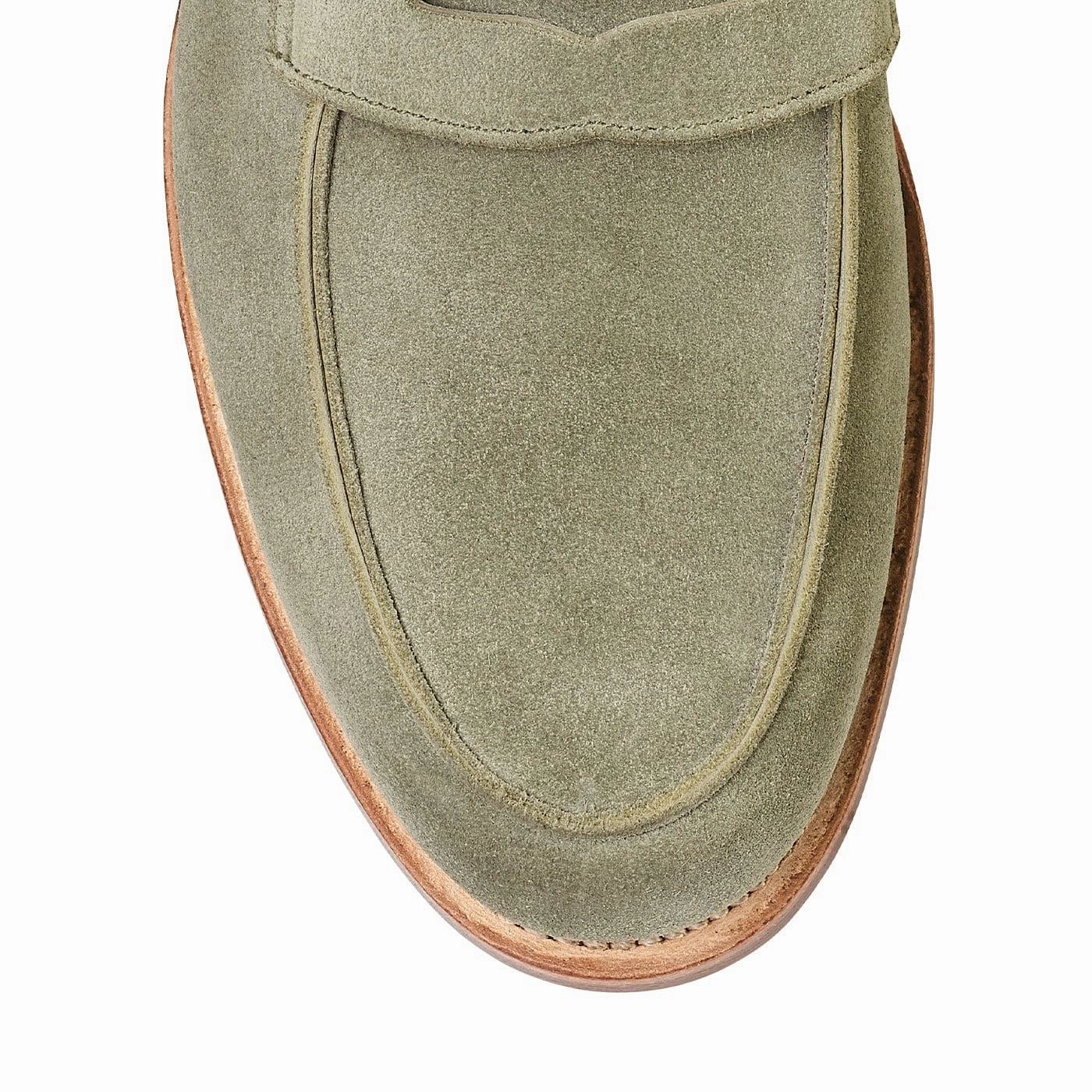 Lilou Pistachio Calf Suede Desk Style Steady Walks