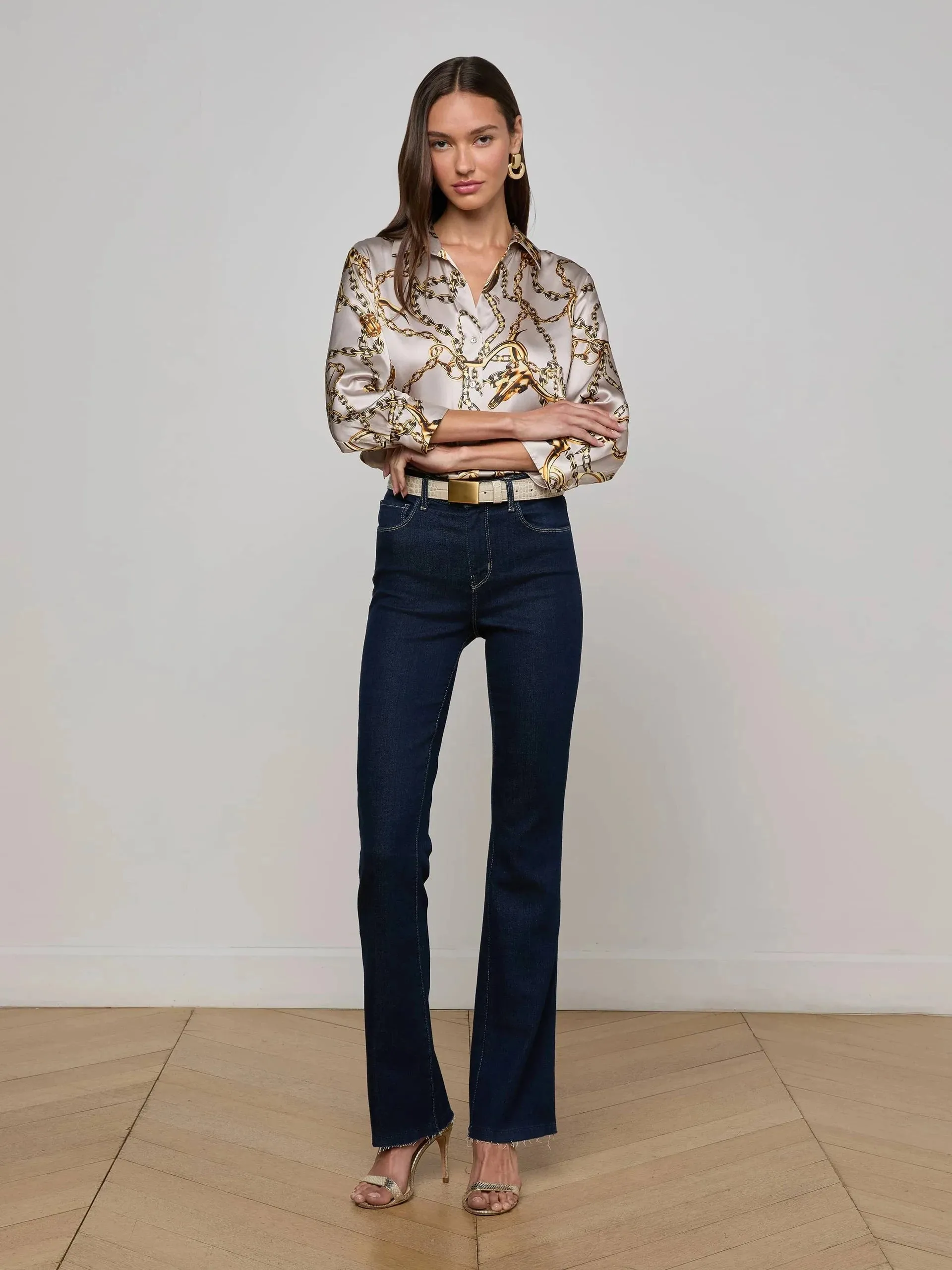 Cropped length Ruth Straight Leg Jean Koval